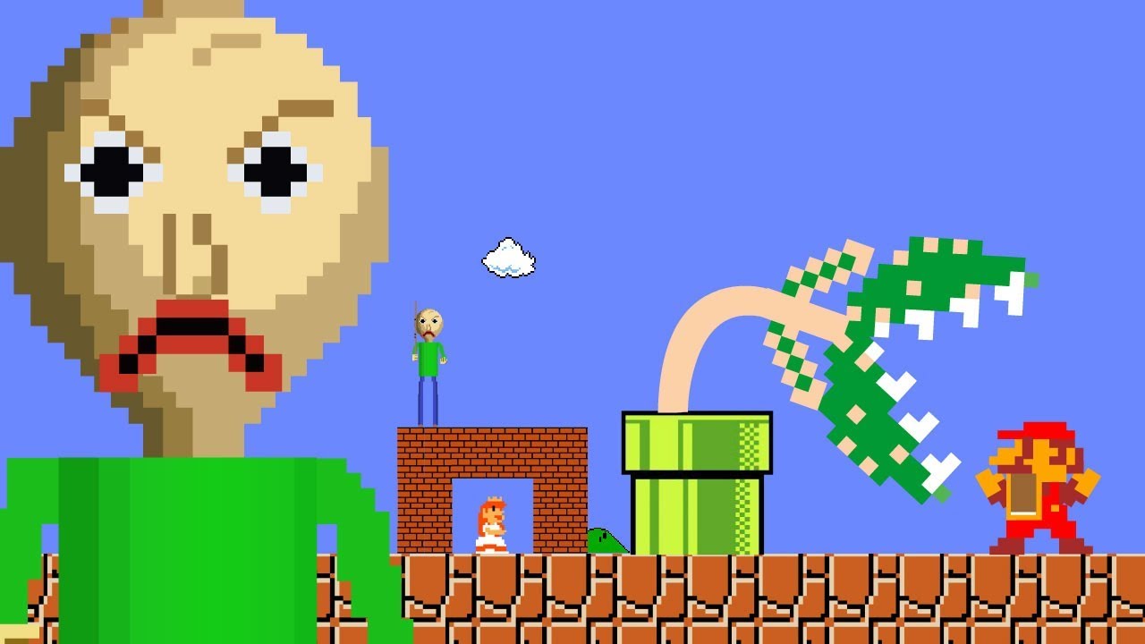 BALDI trap for Mario