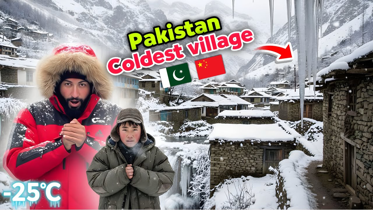 Inside Pakistan’s Coldest Village Near China 🇵🇰🇨🇳 – Siachen’s Last Frozen Village