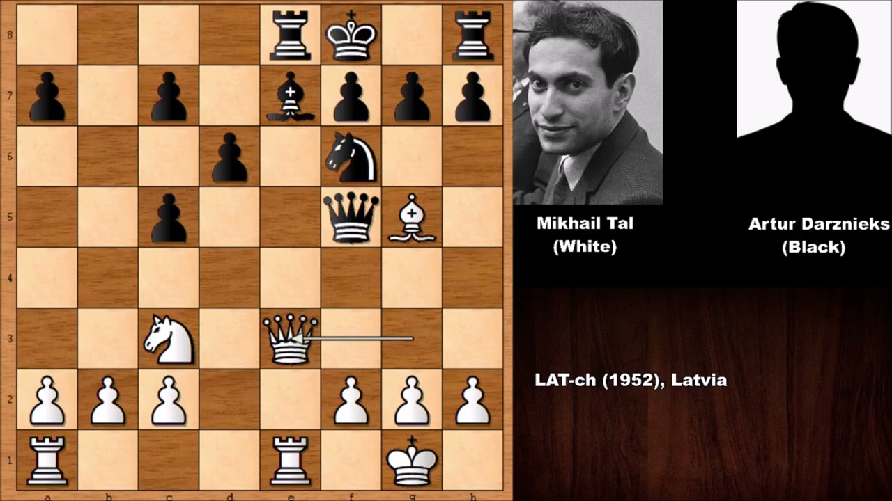 Mikhail Tal vs Artur Darznieks (1952)