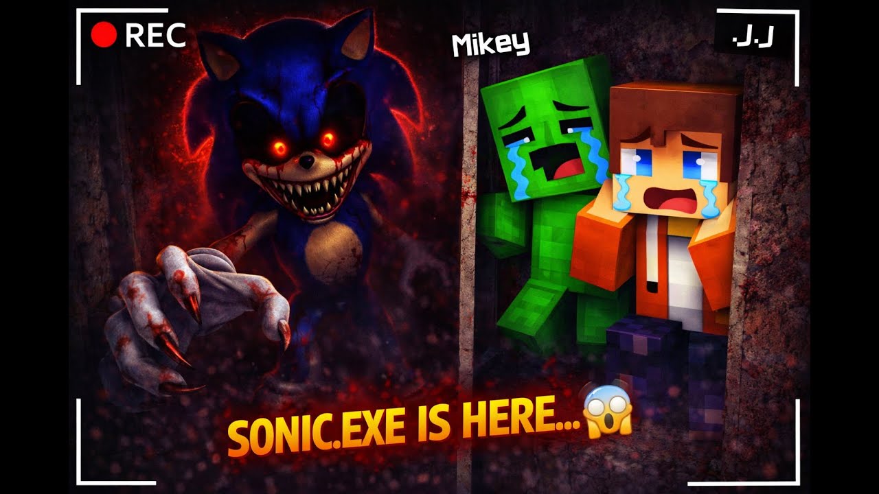 SONIC.EXE IS WATCHING US… 😱 (Minecraft Horror) | JJ & Mikey Minecraft Horror