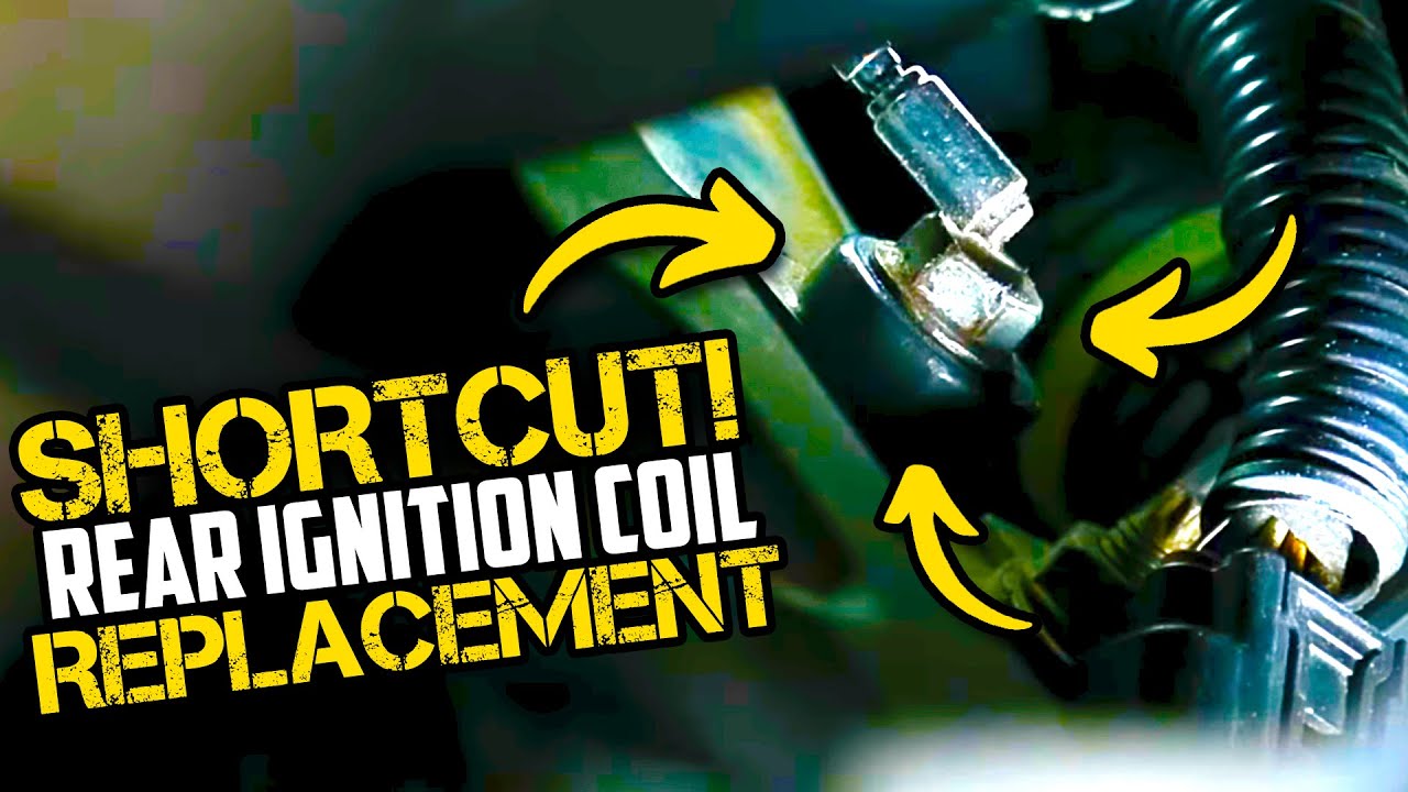Short Cut! Replace Rear Ignition Coil On Toyota Highlander Camry Lexus 3.0 V6