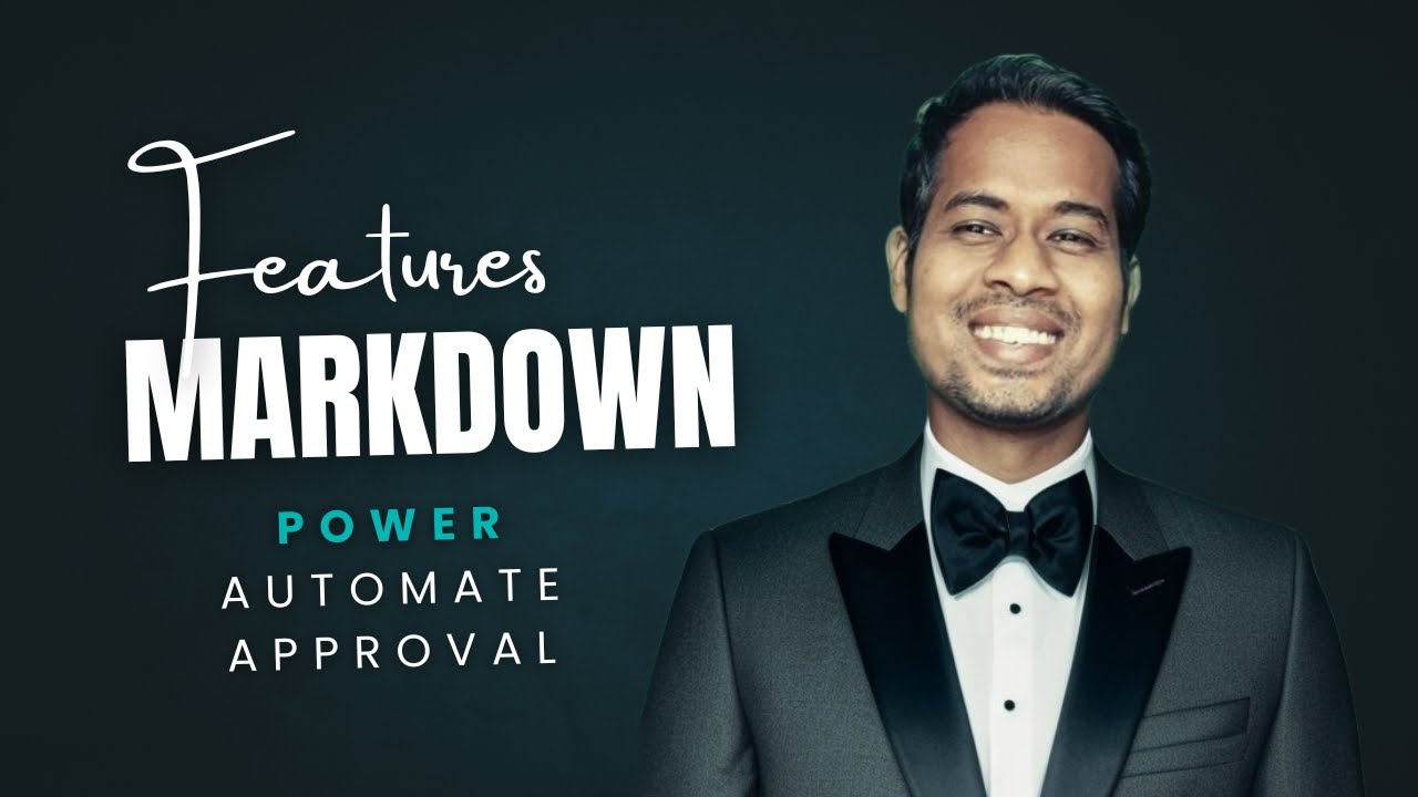 Use Markdown in Power Automate Approval Formatting Email Body - No HTML