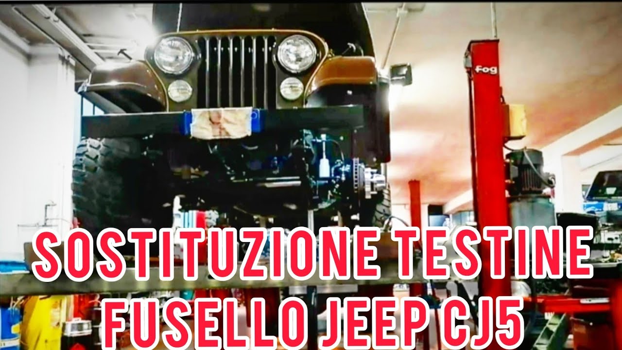 Sostituzione testine fusello Jeep CJ5 V8