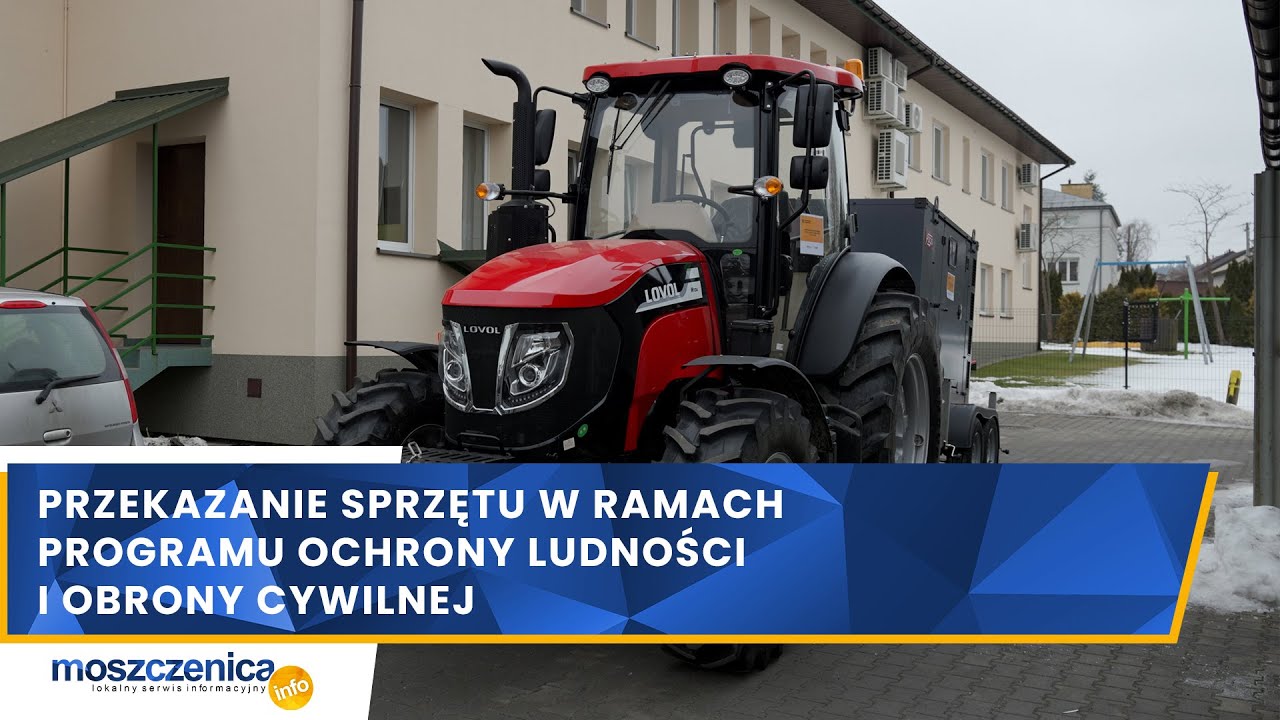 Przekazanie sprzętu w ramach programu Ochrony Ludności i Obrony Cywilnej