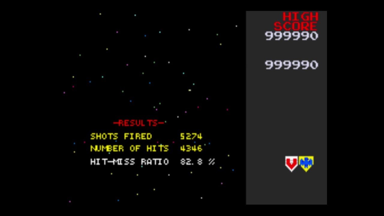 Galaga [Namco Museum] - GBA - 999,990 (WR!)