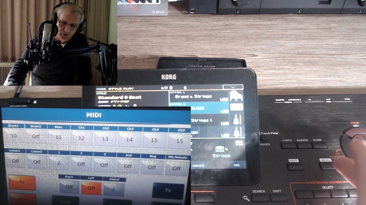 Korg PA4 + Ketron SD90 connectionEng