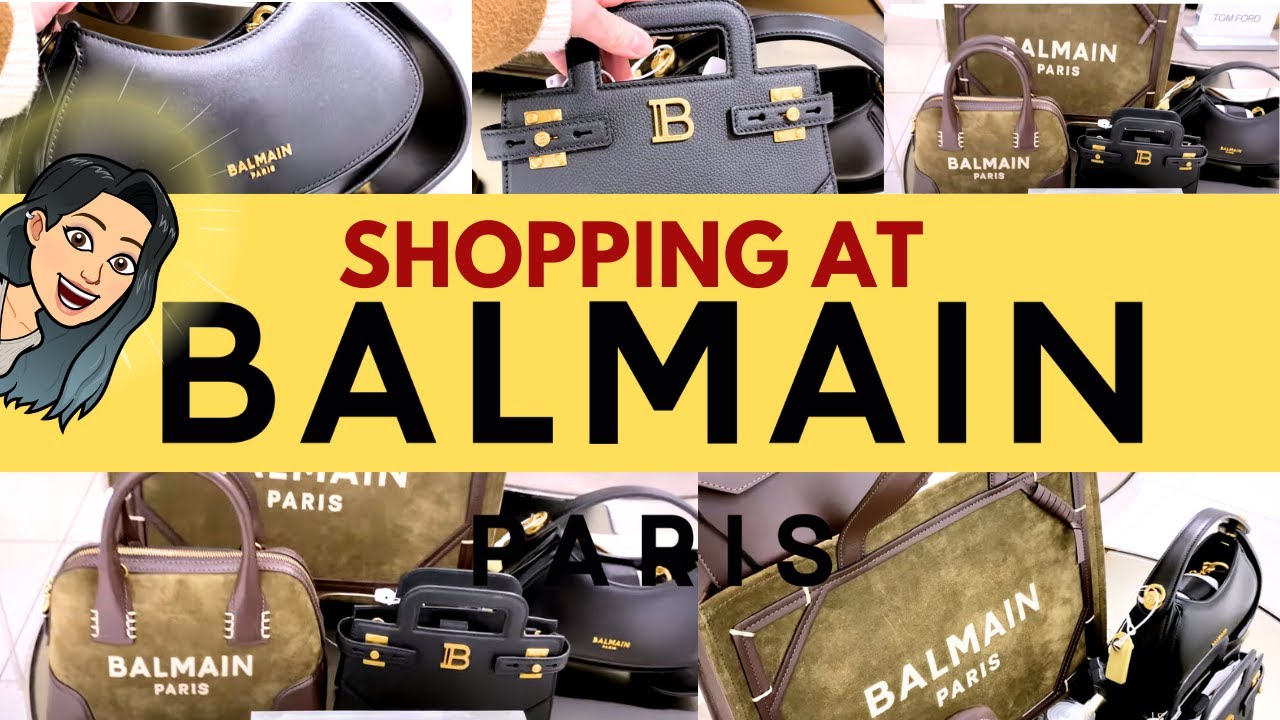 💓💓ШОППИНГ В BALMAIN ПАРИЖ💓🛍 ОБЗОР СУМОК BALMAIN — СТОЯТ ЛИ СВОИХ ЦЕН?