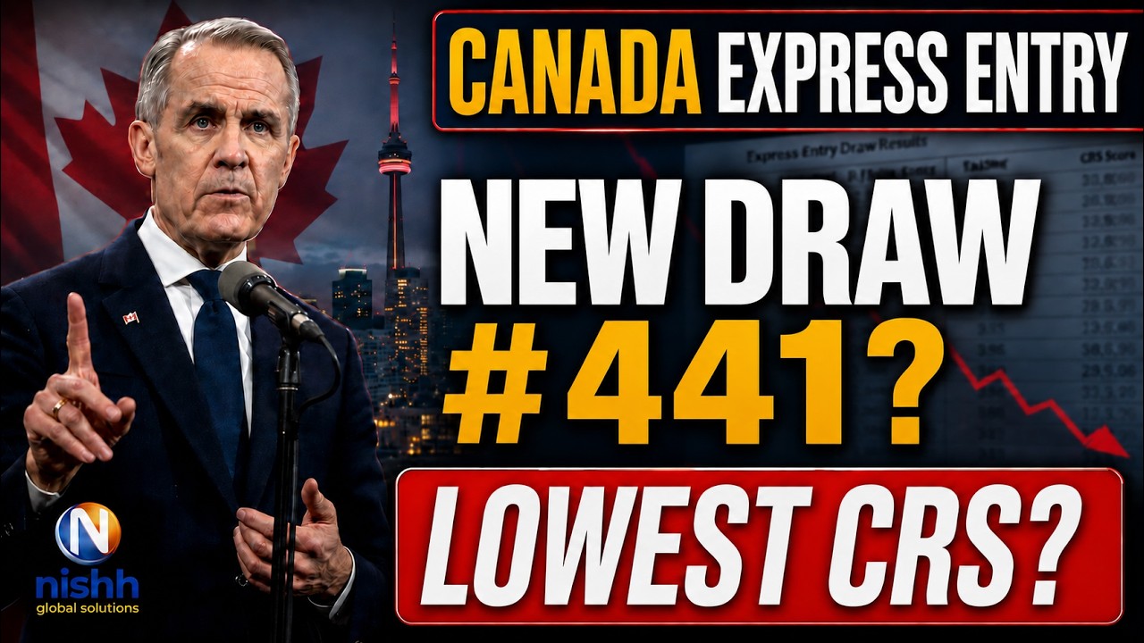 Next Canada Express Entry Draw #441: Lowest CRS Score? 🇨🇦 New Draw Prediction 2026