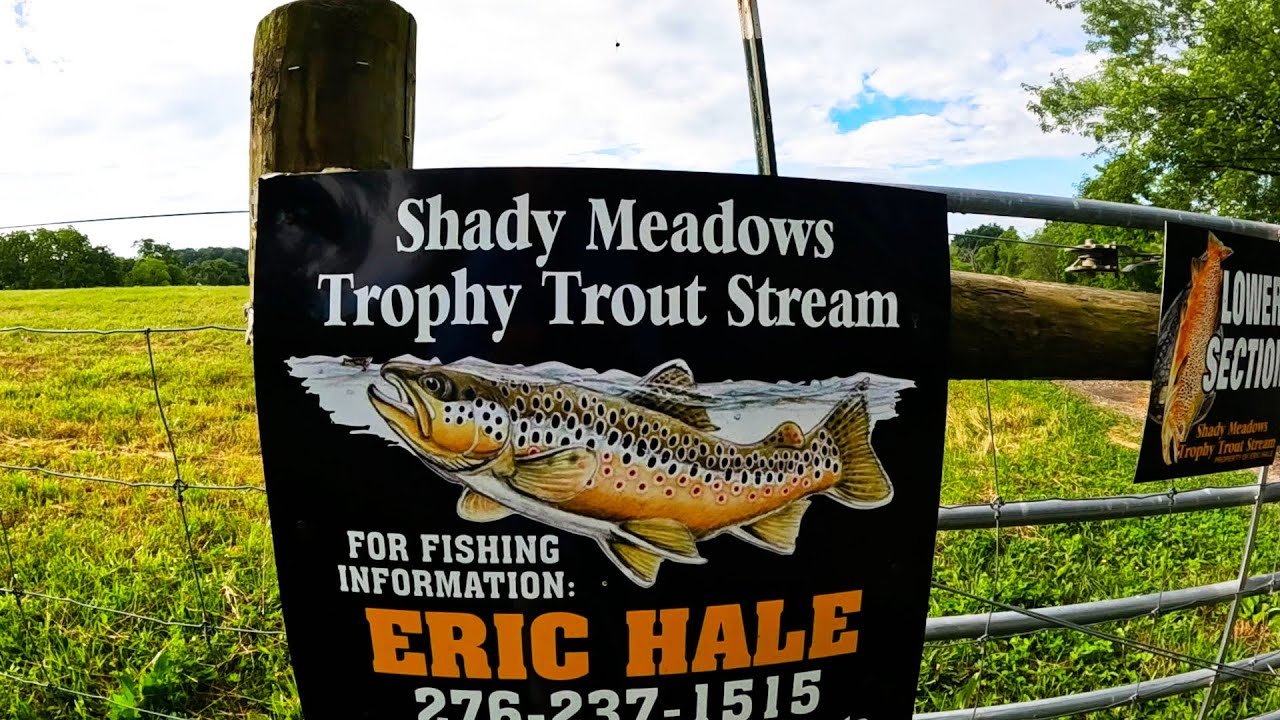 Shady Meadows Trophy Trout Stream on Crooked Creek! Fishing in HIGH MUDDY Conditions!