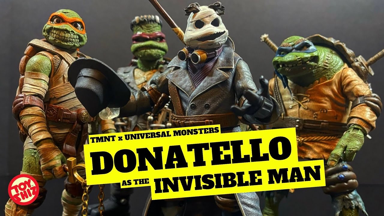 2023 DONATELLO as the INVISIBLE MAN | TMNT x Universal Monsters | NECA Toys