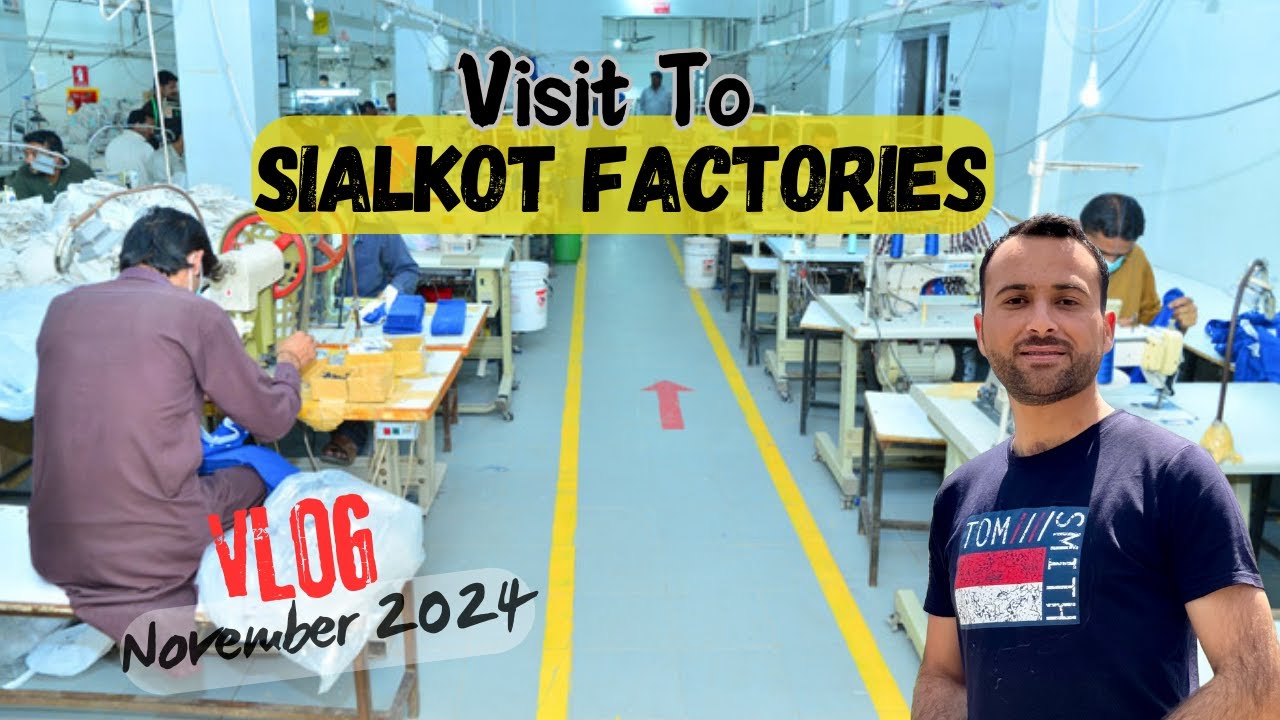 Visit to Factories in Sialkot | jackets, shirts making Process  | Explore Sialkot | Vlog 