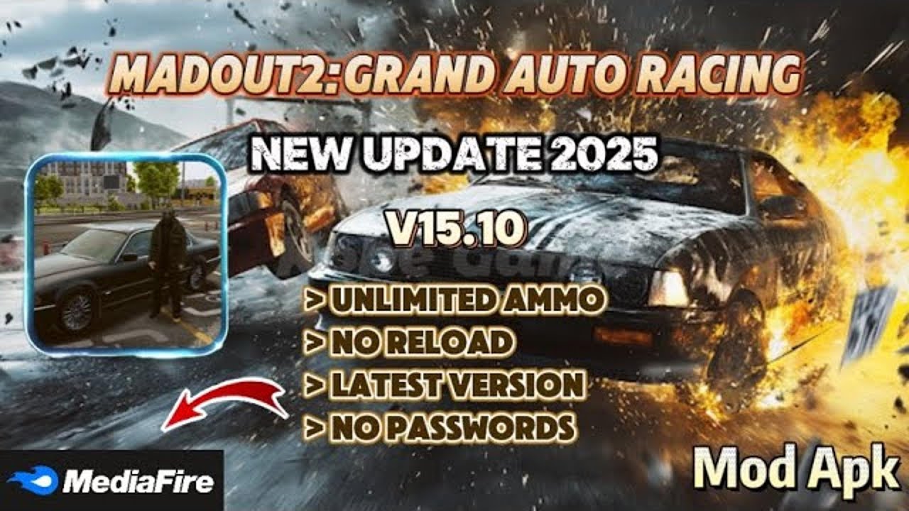 Madout2 v15.10 | New Update 2025 | Unlimited Ammo No Reload | Mod Menu