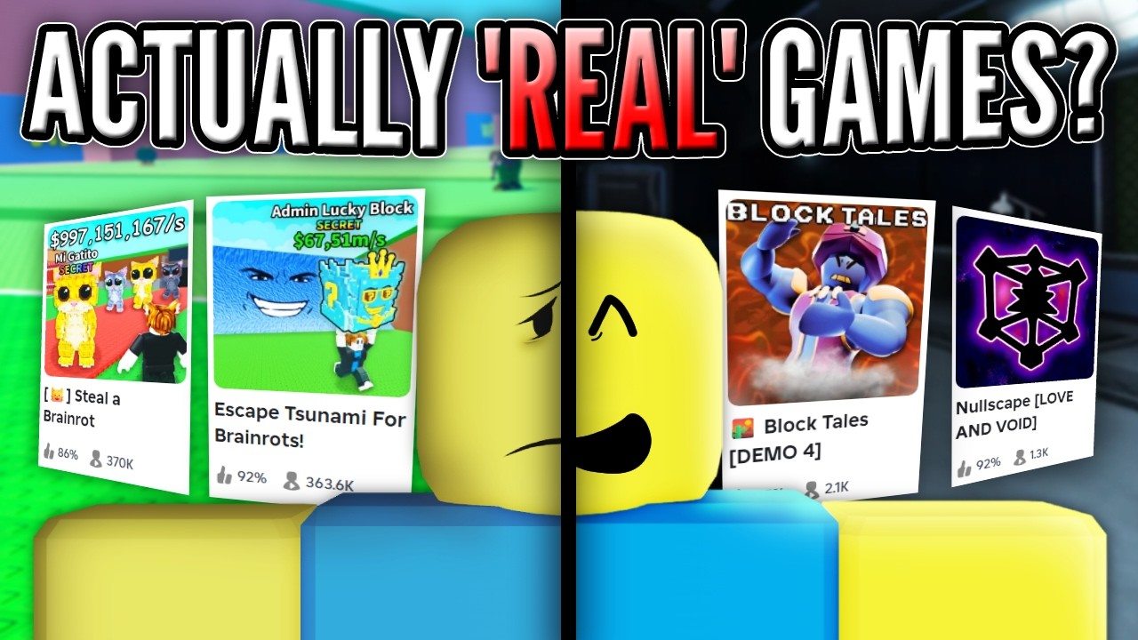 Являются ли игры Roblox НАСТОЯЩИМИ играми?