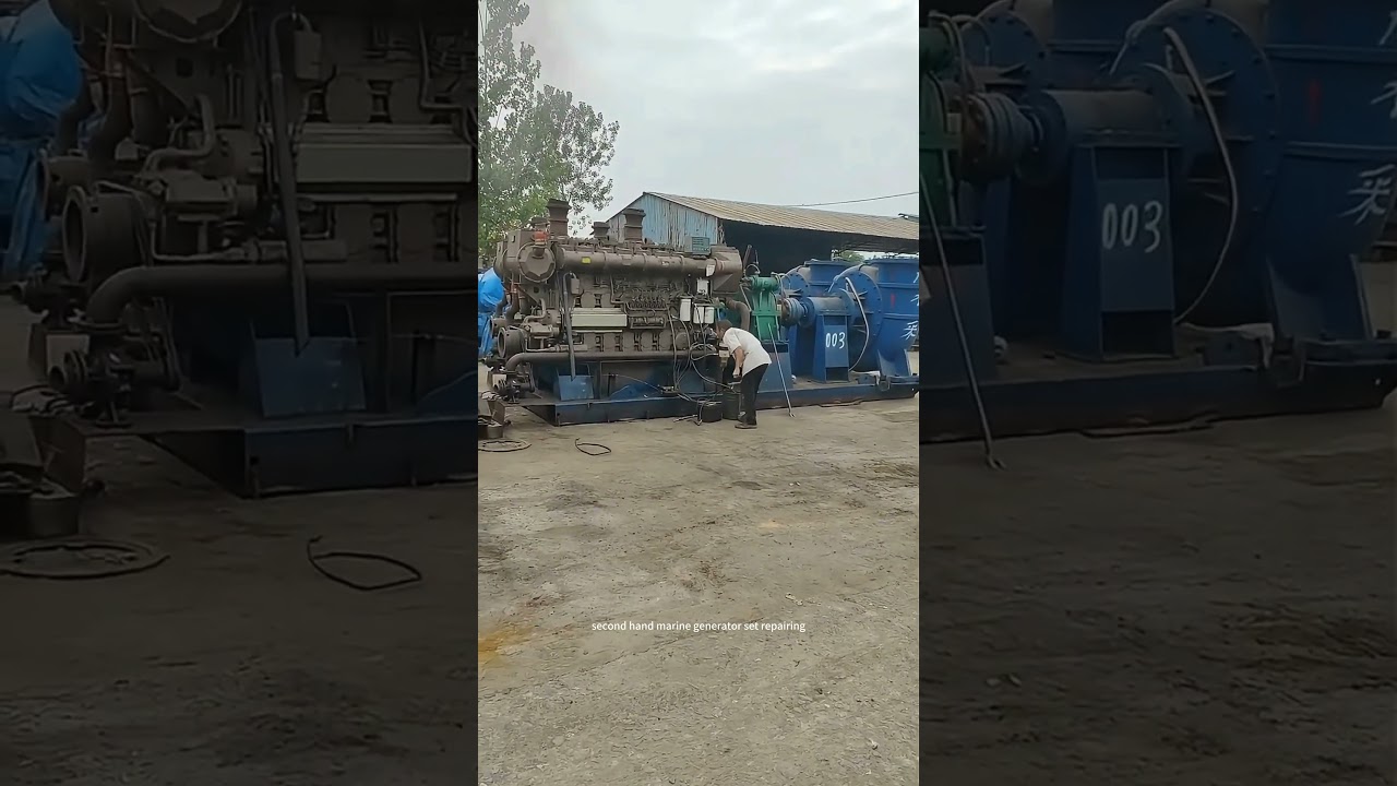Marine Diesel Generator Set Testing And Repairing Process !