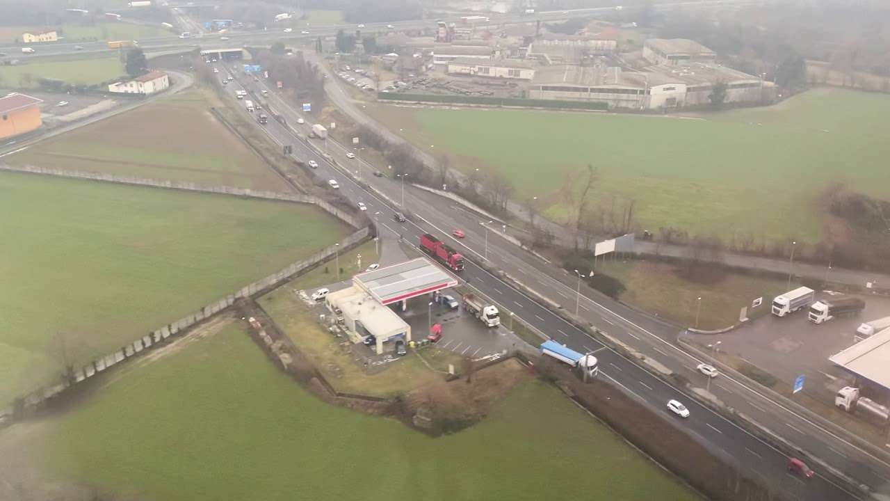 Atterraggio a Bergamo orio al serio airport 2021