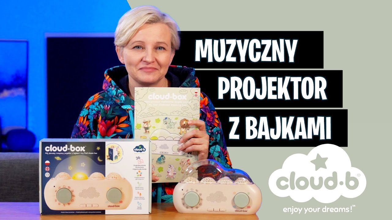 Muzyczny projektor z bajkami CloudBox