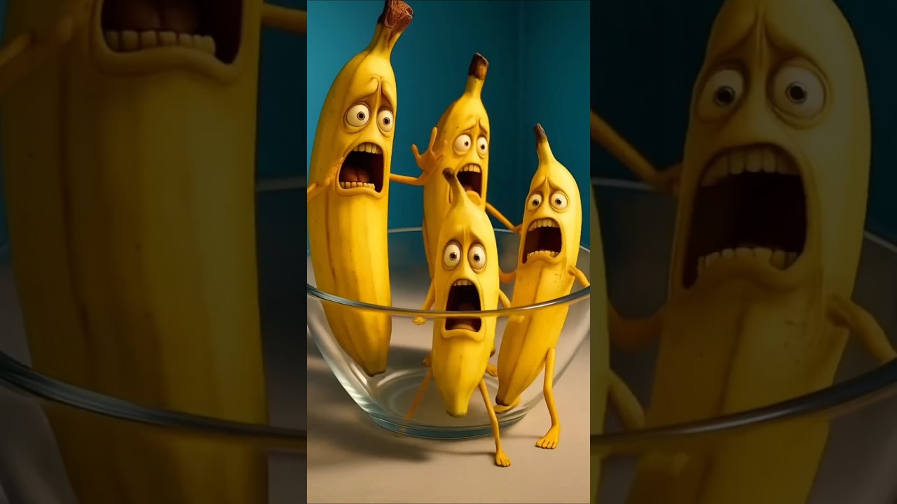 Sorry Banana! They Cried When I Peeled One &ndash; Funny & Emotional Twist #shorts