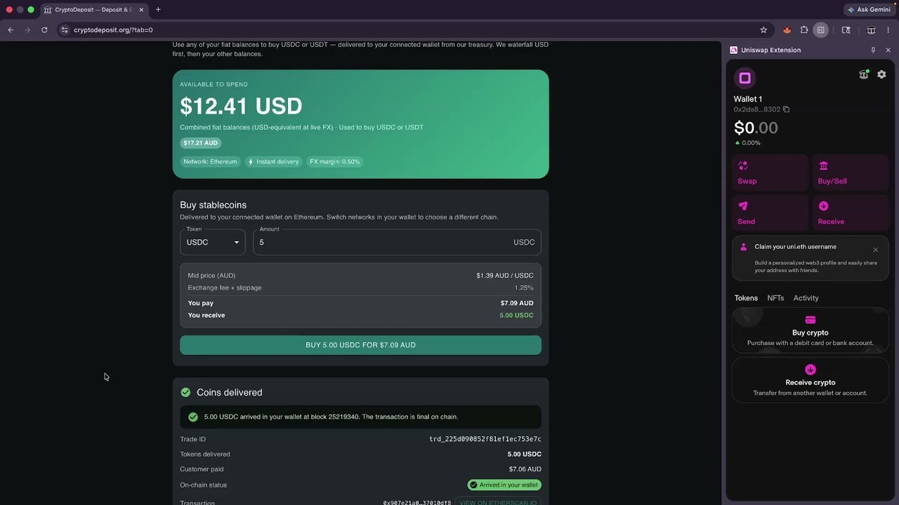 Episode 4 - How to Buy StableCoins on CryptoDeposit.Org