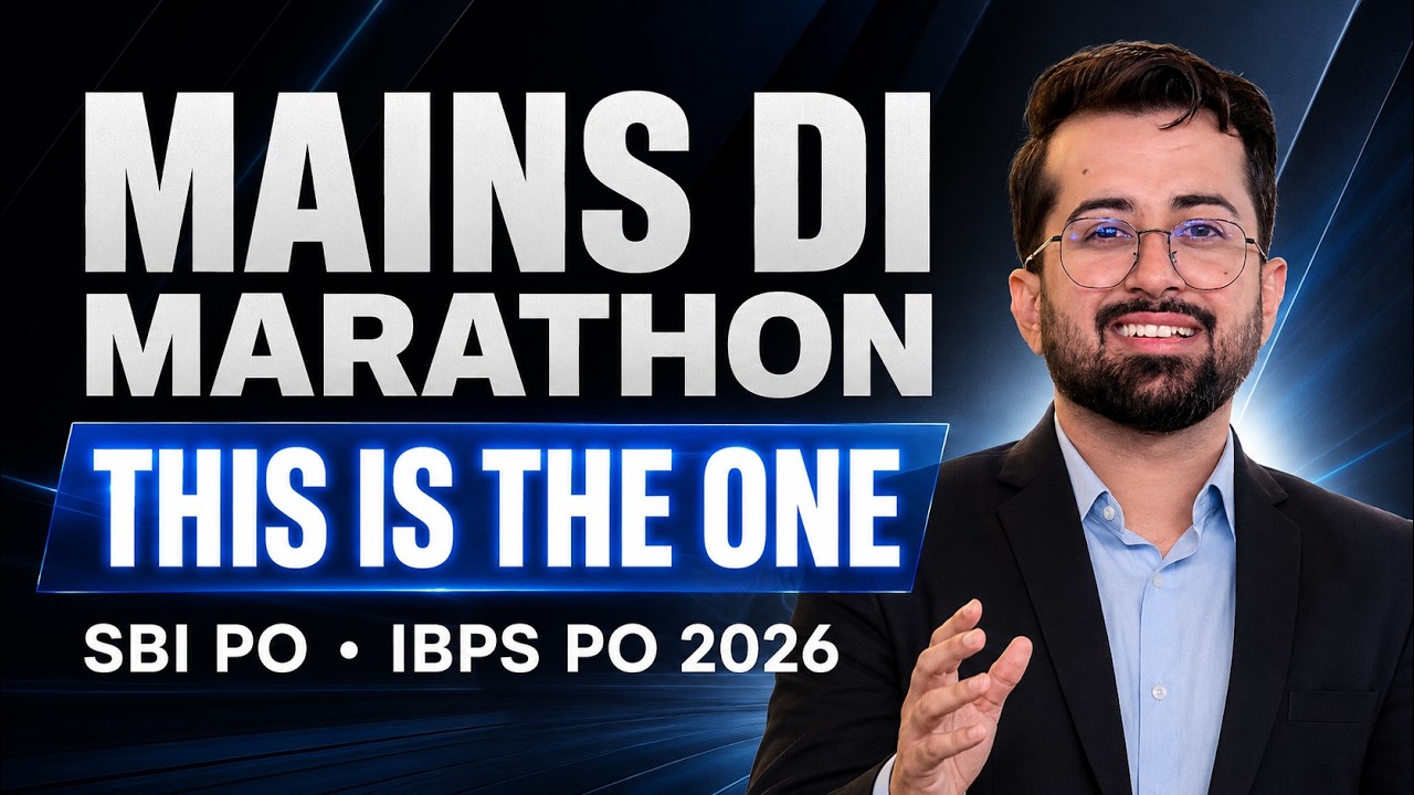 The Ultimate MAINS DI Marathon 2026 | SBI + IBPS PO Mains | PYQ-Based Expected Sets | Aashish Arora