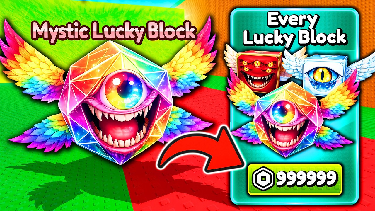 Opening EVERY LUCKY BLOCK in Tsunami Escape For Lucky Blocks!