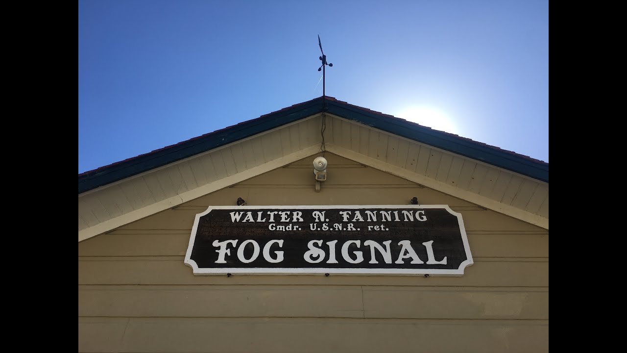 Foghorn Demonstration at East Brother Lighthouse, Richmond CA 2022