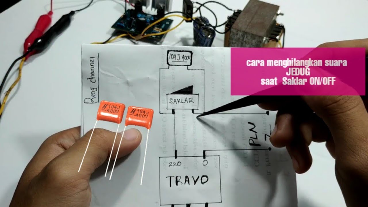 Cukup mudah Cara menghilangkan suara Jeduk Power Saat di ON OFF