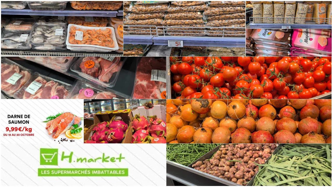 h market Bruxelles جولة في محل لبيع المواد الغذائية لي عامل ضجة ببرروكسل