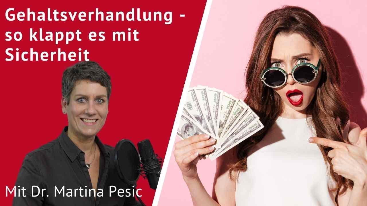 Erfolgreiche Gehaltsverhandlung Interview mit Dr. Martina Pesic