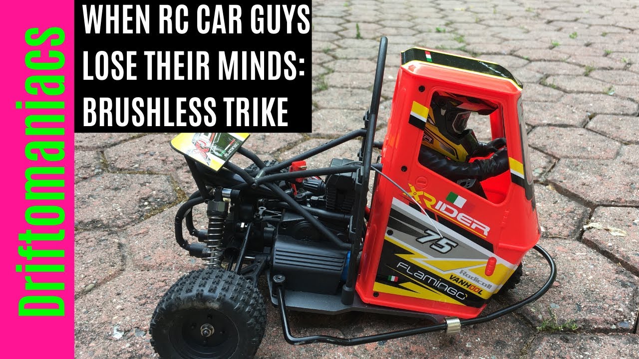 When RC Car Guys Lose Their Minds! X-Flamingo Brushless Trike