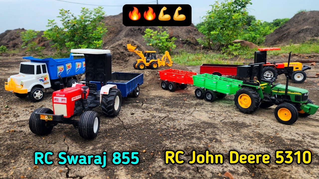 jcb working videos for children's | jcb tractor truck video | NH - science project | mini toy boss