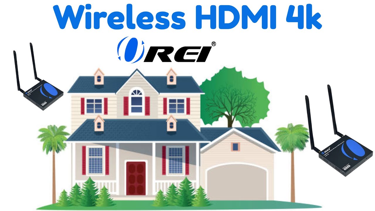 Беспроводной HDMI-удлинитель с ИК-подсветкой и разрешением 4K (WUHD-165-K) @OREI-COM