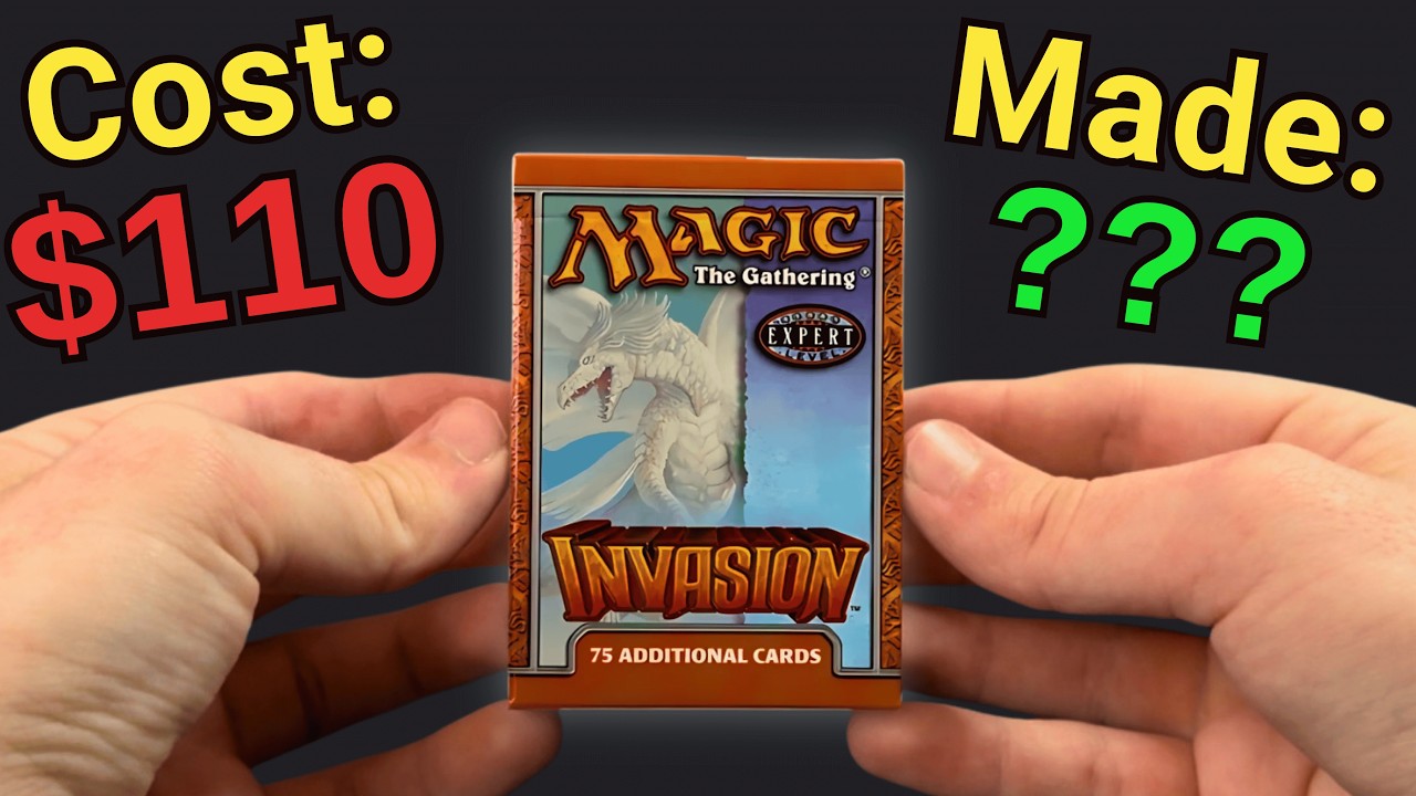 Открываю бустер Invasion Tournament Pack 2000 года