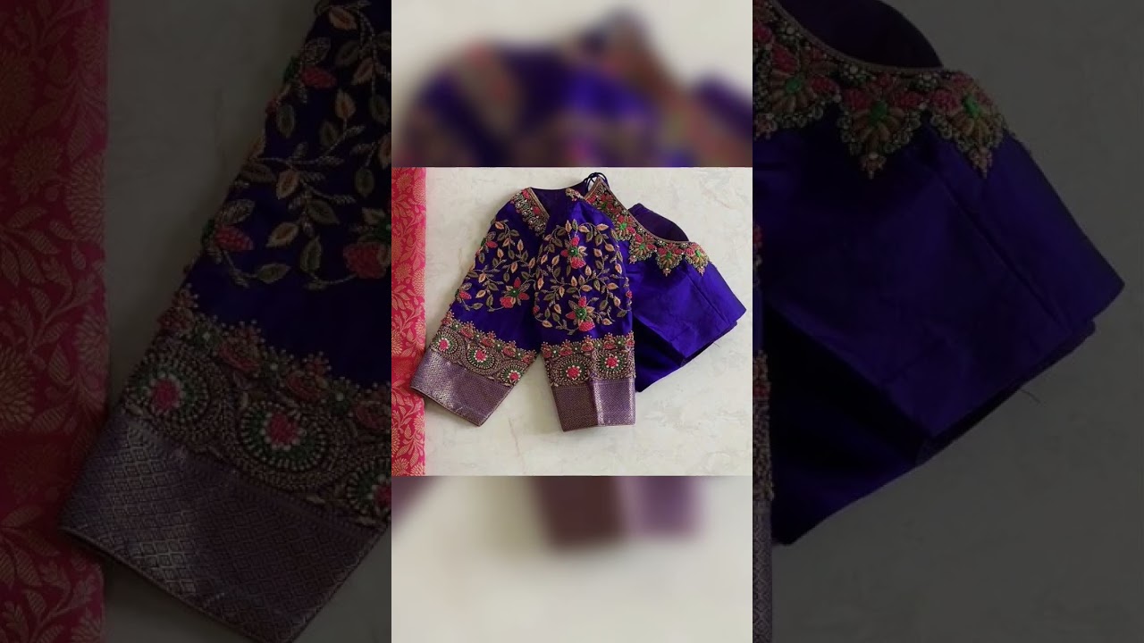 Hand Work Blouse Designs.