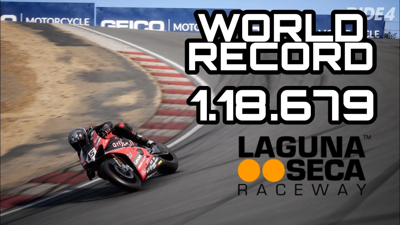 RIDE 4 | World Record Laguna Seca | RM 1000cc Moderne