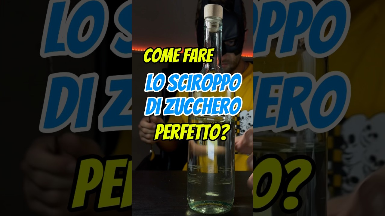 Scopri come fare lo sciroppo di zucchero perfetto per i tuoi cocktail! 🍹😈 #BarmanCattivo