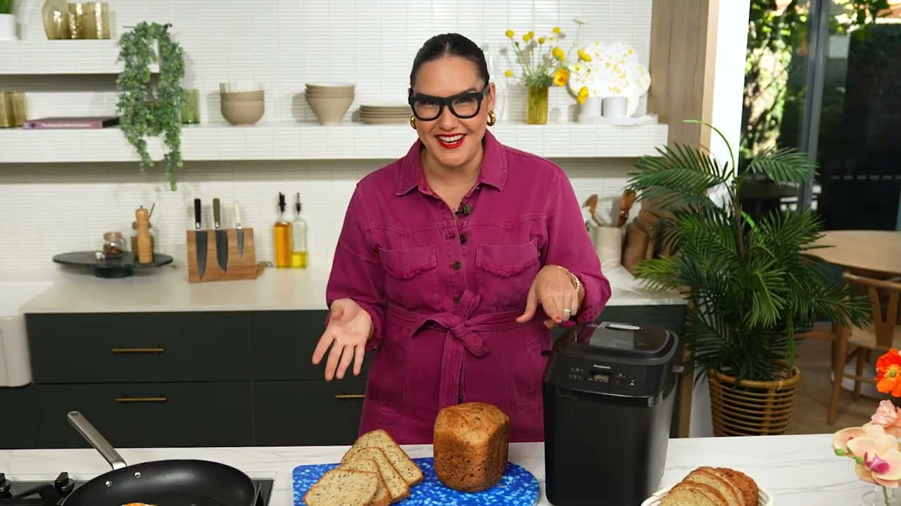 Panasonic SD-PN100 Automatic Compact Bread Maker with Marion Grasby