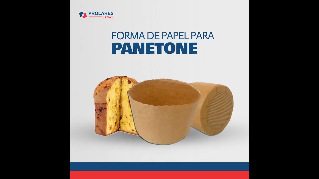 Forma de Papel Para Panetone