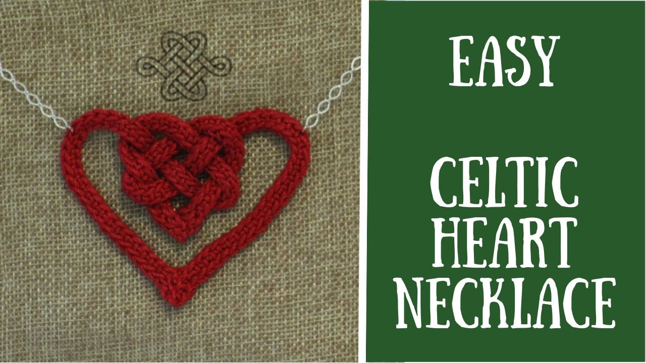Easy Celtic Knot Heart Necklace