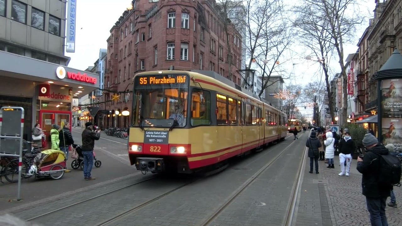 OLD TRAM PARADE in Karlsruhe