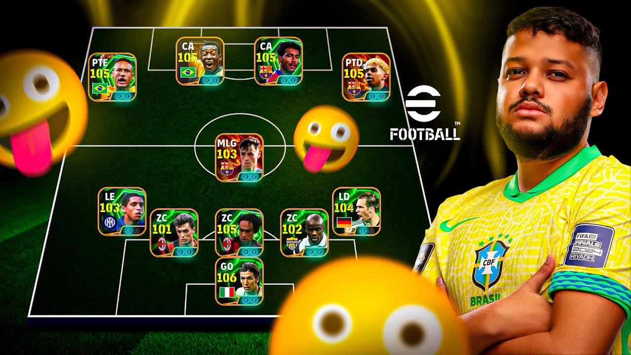 A FORMAÇÃO MAIS LOUC@ DO EFOOTBALL MOBILE