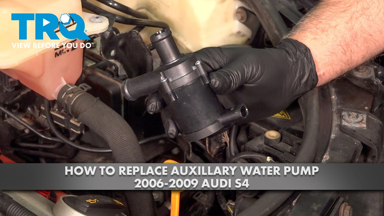 How to Replace Auxiliary Water Pump 2006-2009 Audi S4