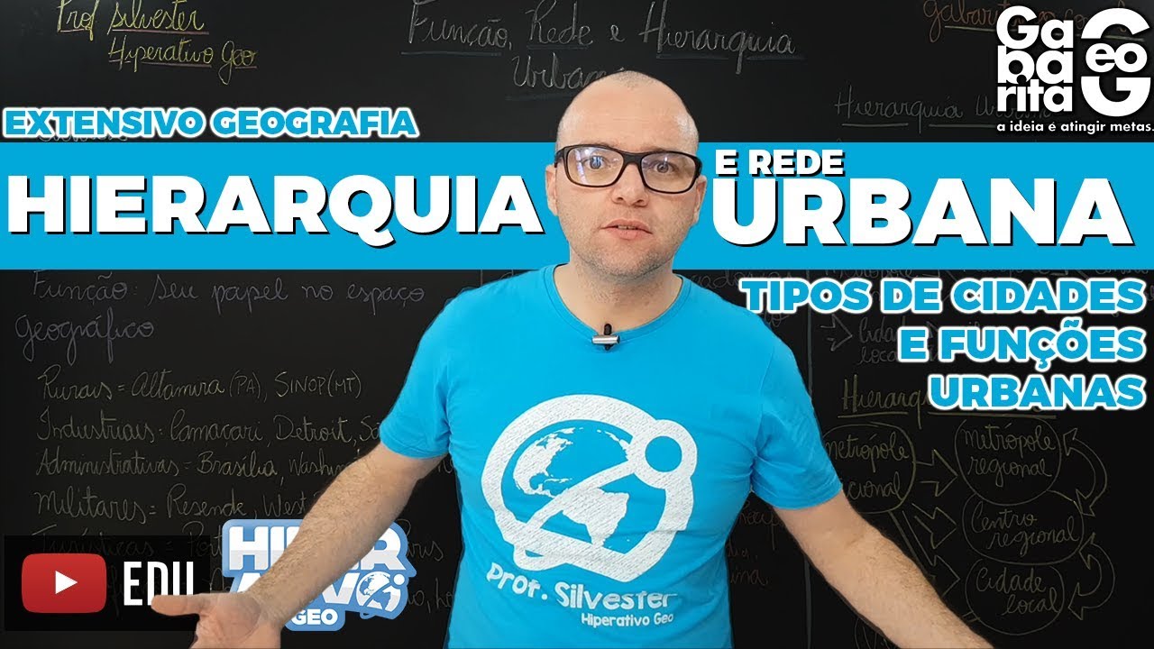Hierarquia Urbana e Rede Urbana | Geografia pro ENEM