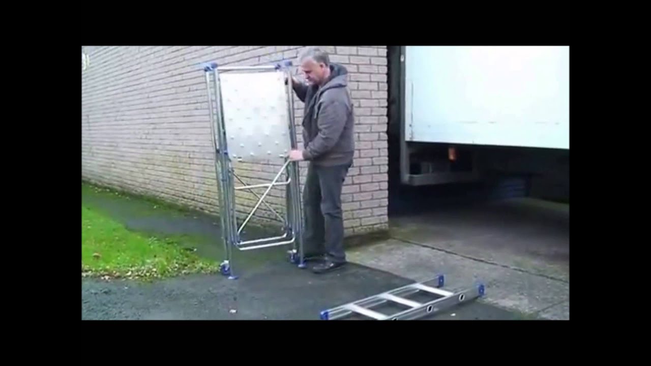 The LHG Aluminium Portable DIY Ladder Platform