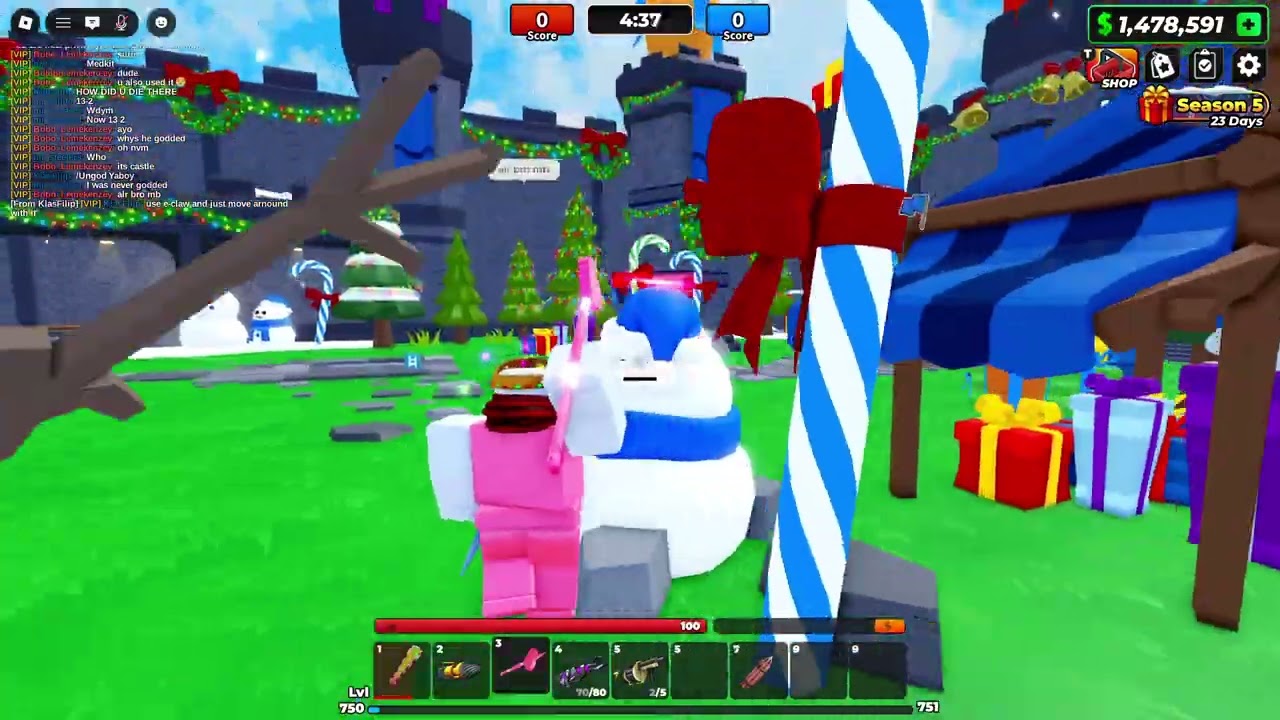 Bullying some kid in 1v1 I Flag Wars! ft. @Klas_E