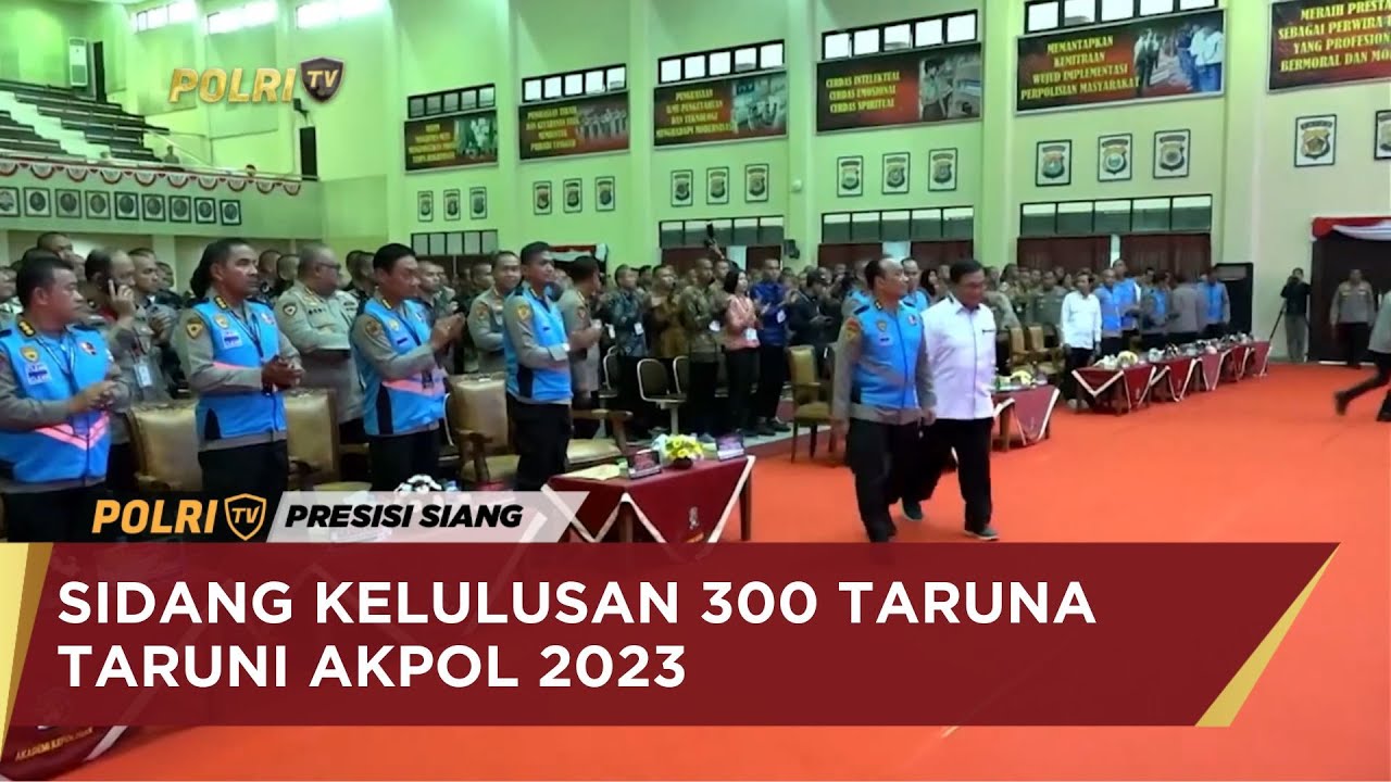 SIDANG KELULUSAN 300 TARUNA TARUNI AKPOL 2023