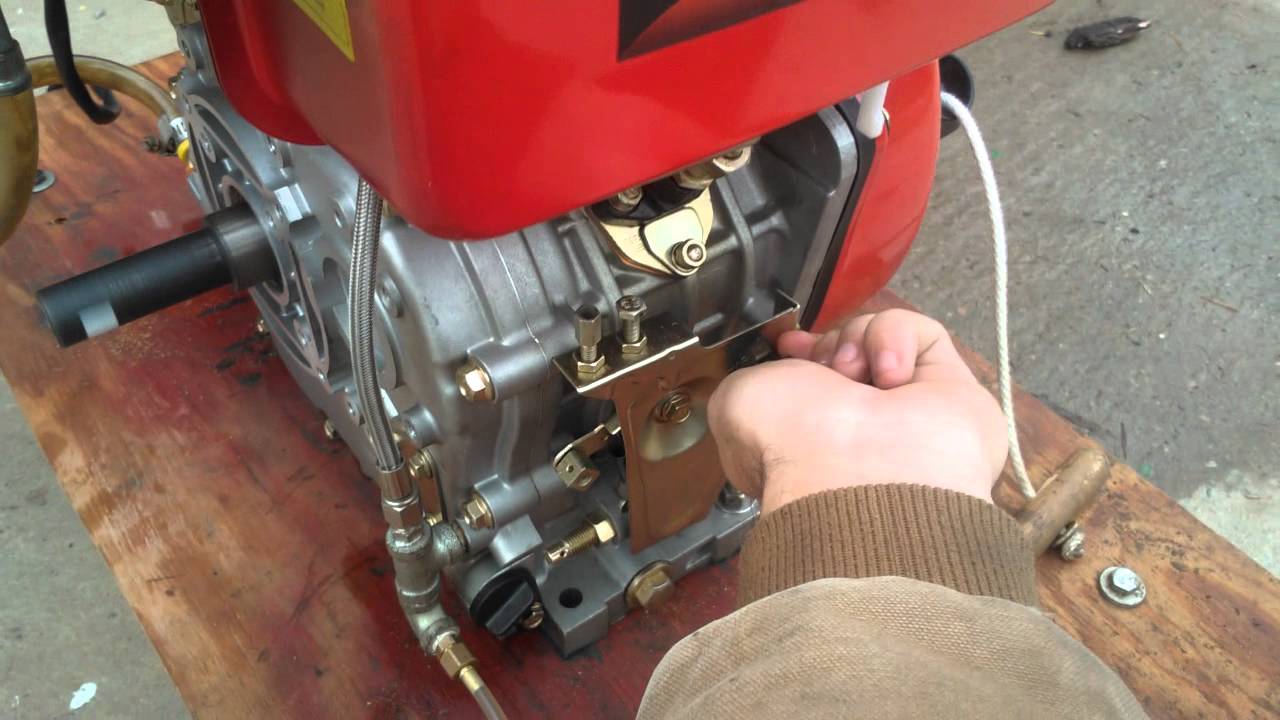 Turbo and Oil Flow Testing on Turbo-Diesel 10hp Single Cylinder Engine