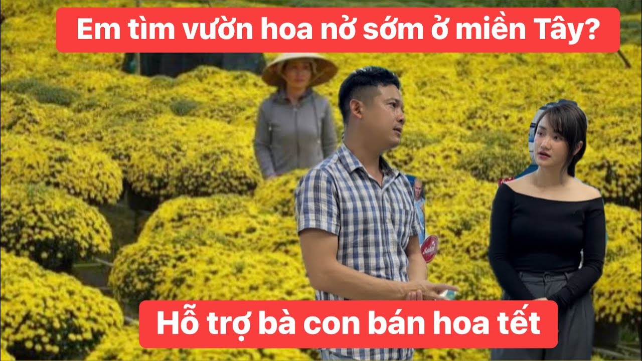 Nguyễn Thị Ngân chuẩn bị lên đường đi miền Tây tìm các vườn hoa nở sớm hỗ trợ bà con bán hoa tết!?