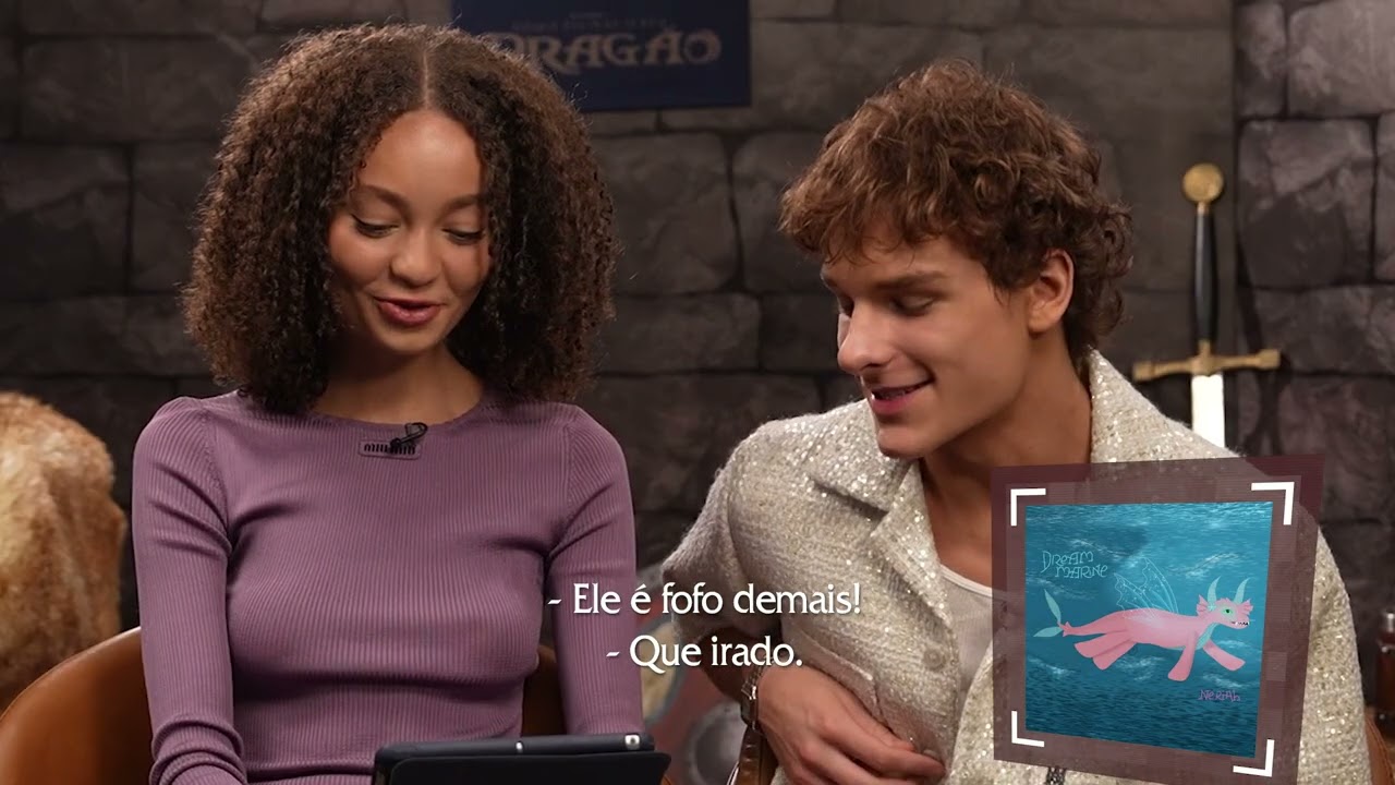 Como Treinar O Seu Dragão - Elenco Reage a Desenhos de Fãs