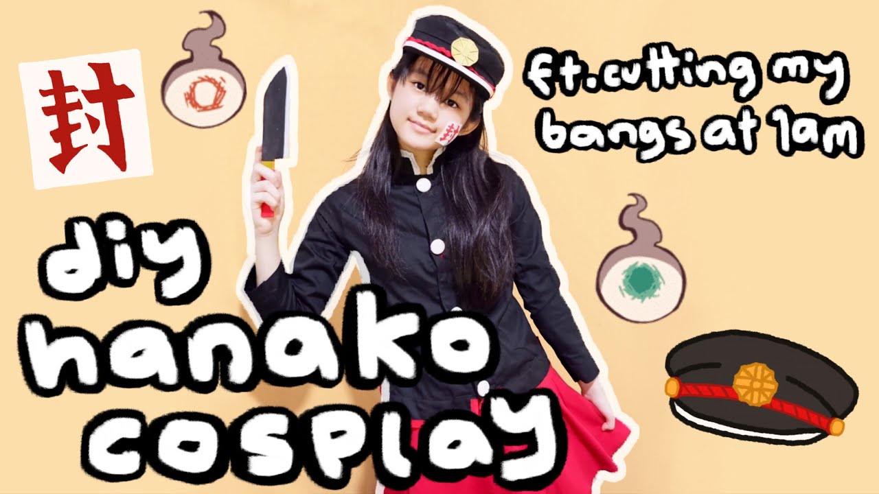making a hanako cosplay!!