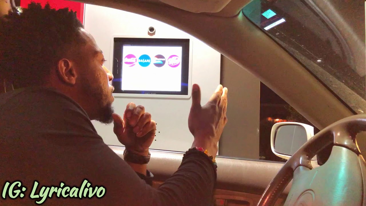 Now this is how you rap over the Panda beat while ordering food from Panda Express.....